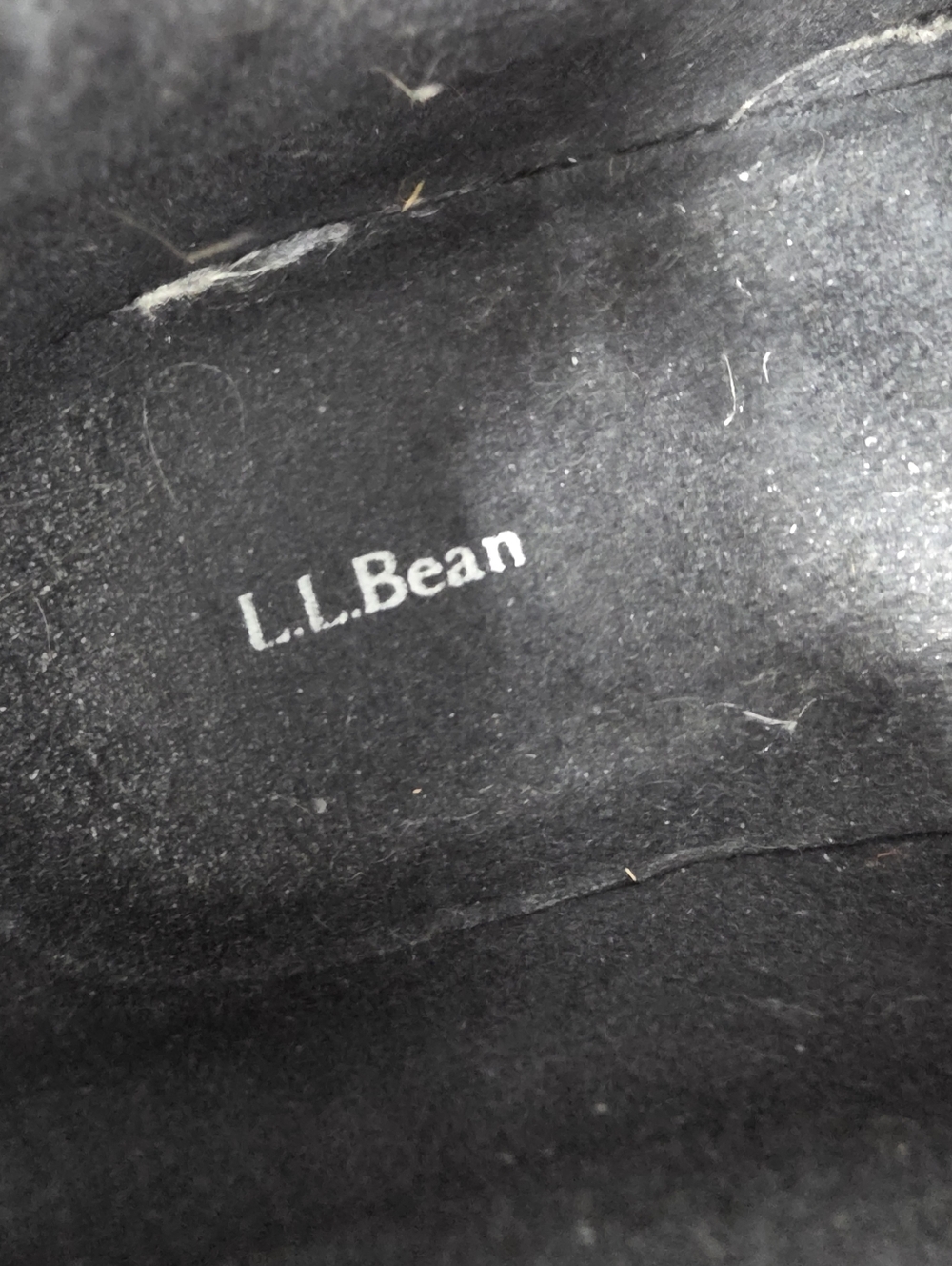 L.L. Bean Women’s 7 Black Suede Comfort Mocs Slip On Hiking Shoes - Picture 4 of 7